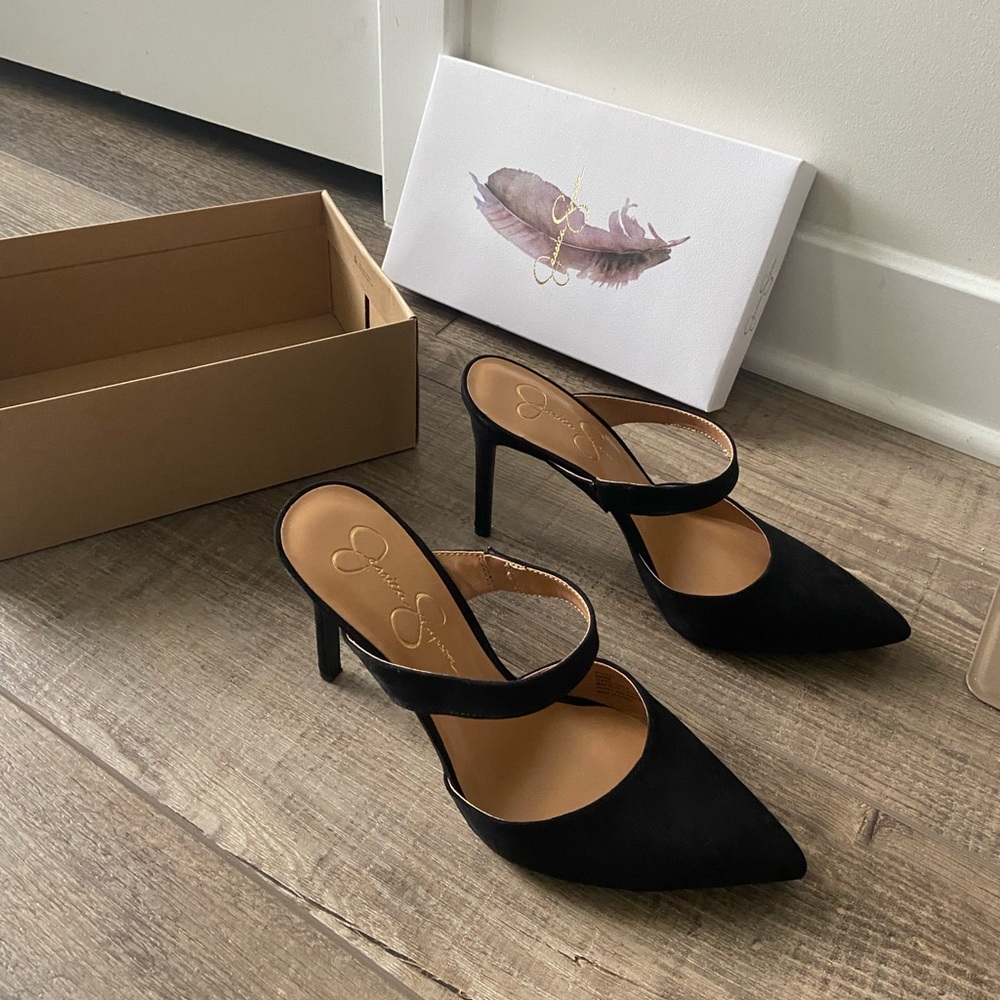 Jessica Simpson Backless Heels - Gem